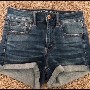 American Eagle Hi-Rise Jean Shorts